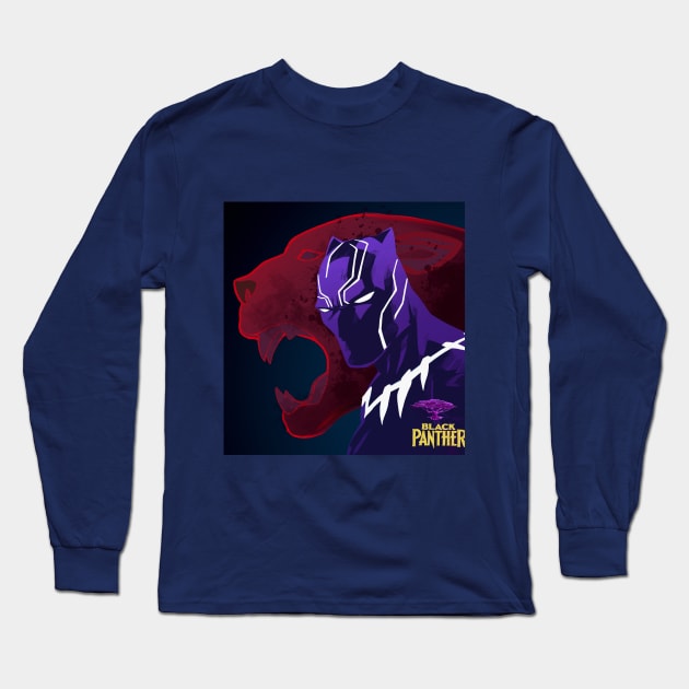 Panther Long Sleeve T-Shirt by ajou